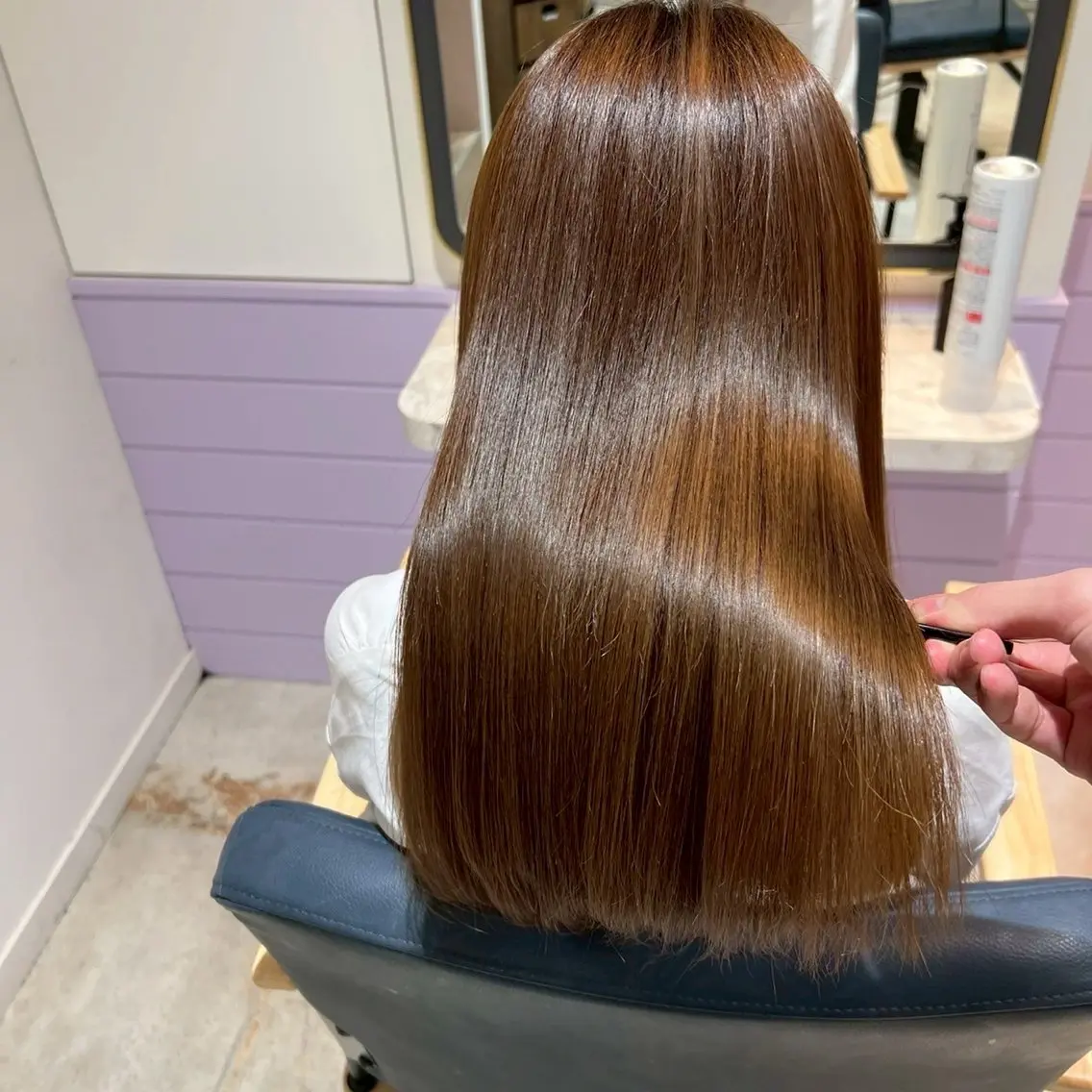 ロング トリートメント 松永 瑠奈のヘアスタイル