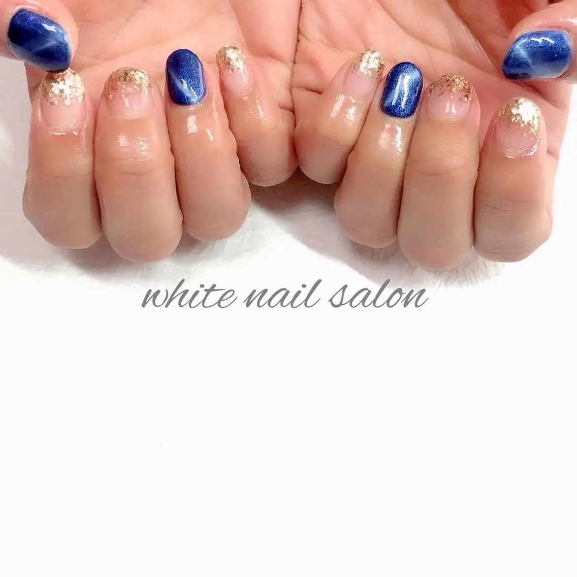 ネイル ジェルネイル ハードジェル 持ち込み ソフトジェル ハンドネイル white nail salonのネイルデザイン