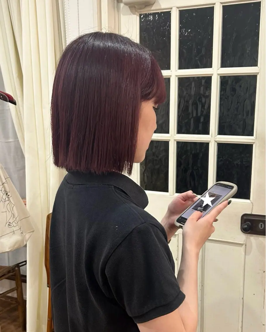 ミディアム ヘアカラー Itsuki モデル募集中♩のヘアスタイル