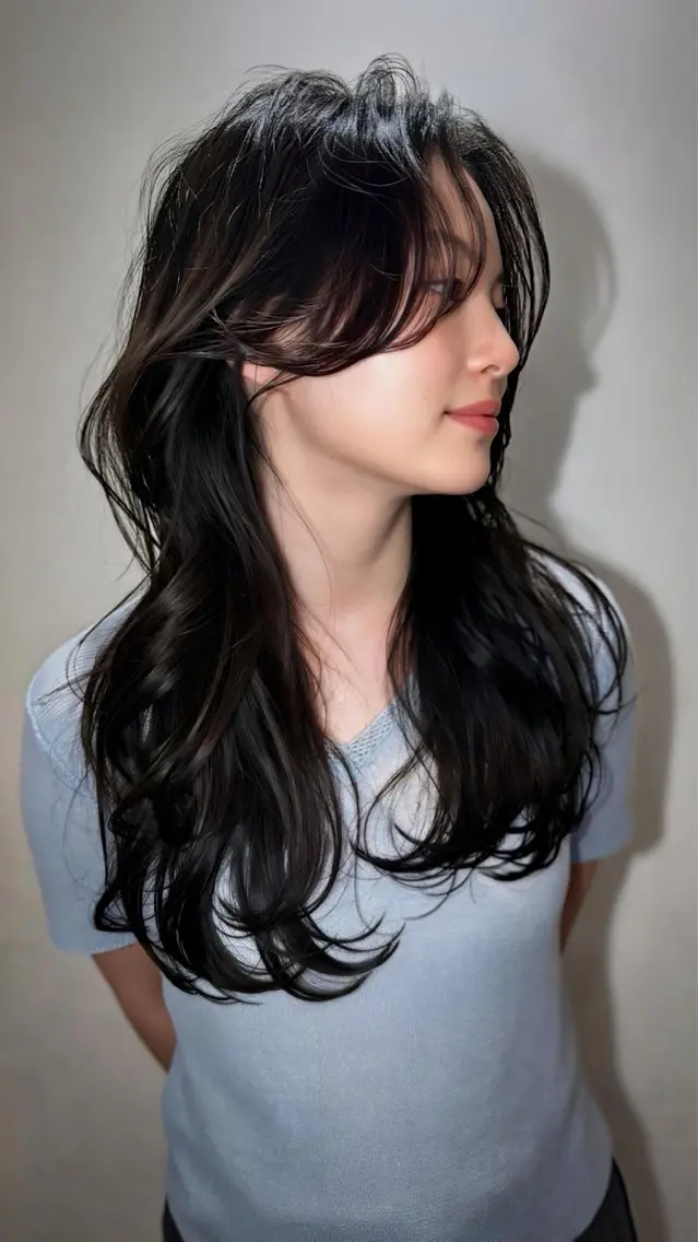 ロング 平 一裕のヘアスタイル