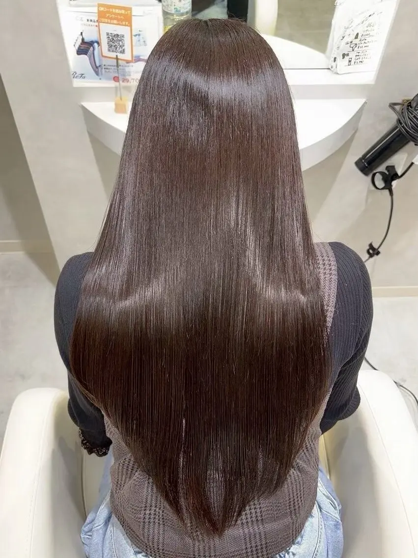 カラー ヘアカラー ✨️ブリーチなしカラ ー✨️/朝香のヘアスタイル