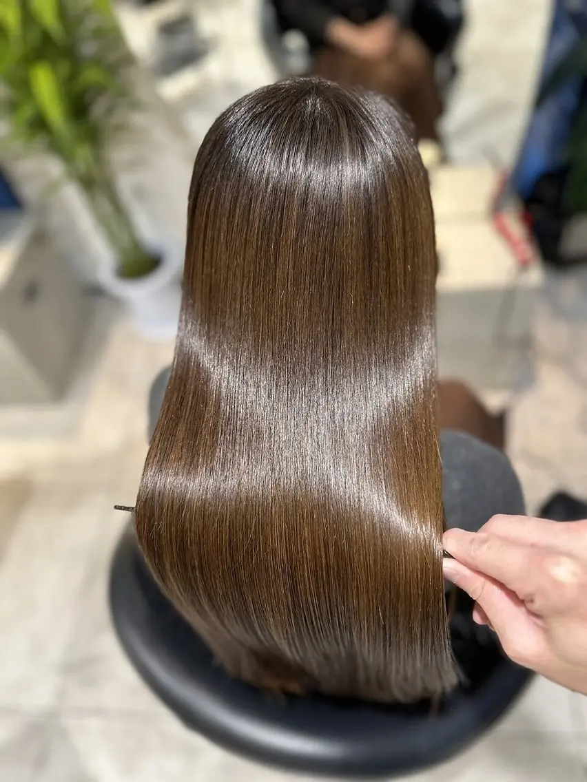 ロング パーマ 縮毛矯正 トリートメント 美髪矯正🫧艶髪特化 🫧関口太郎のヘアスタイル