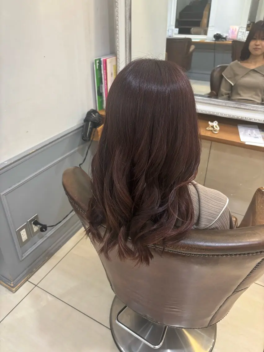 セミロング カラー 🎀ハイトーン 🎀Honoka🎀のヘアスタイル