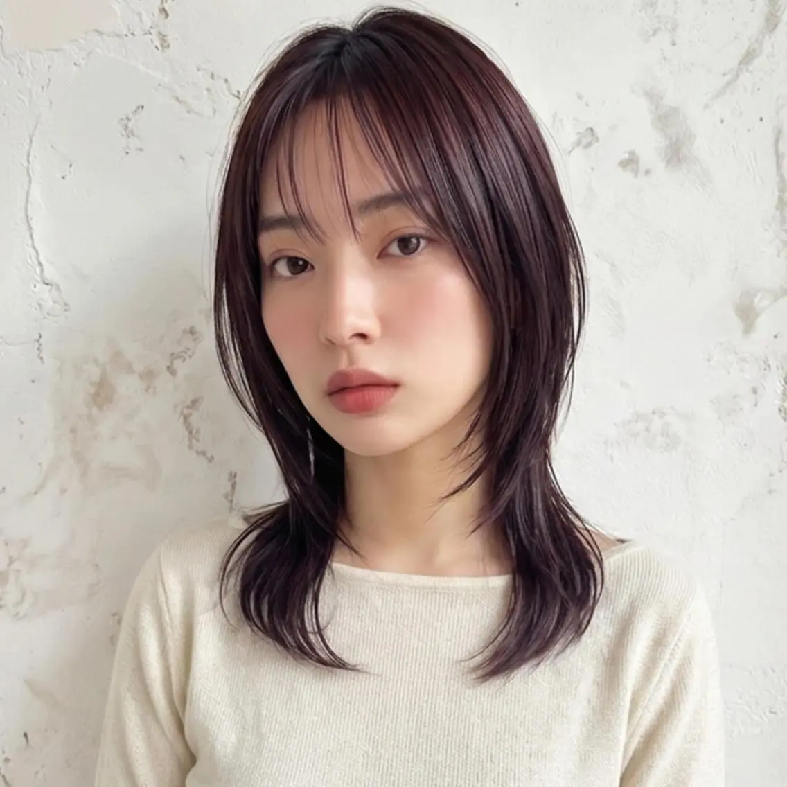 セミロング 💧艶髪ストレート ✨ロング／府川直樹のヘアスタイル