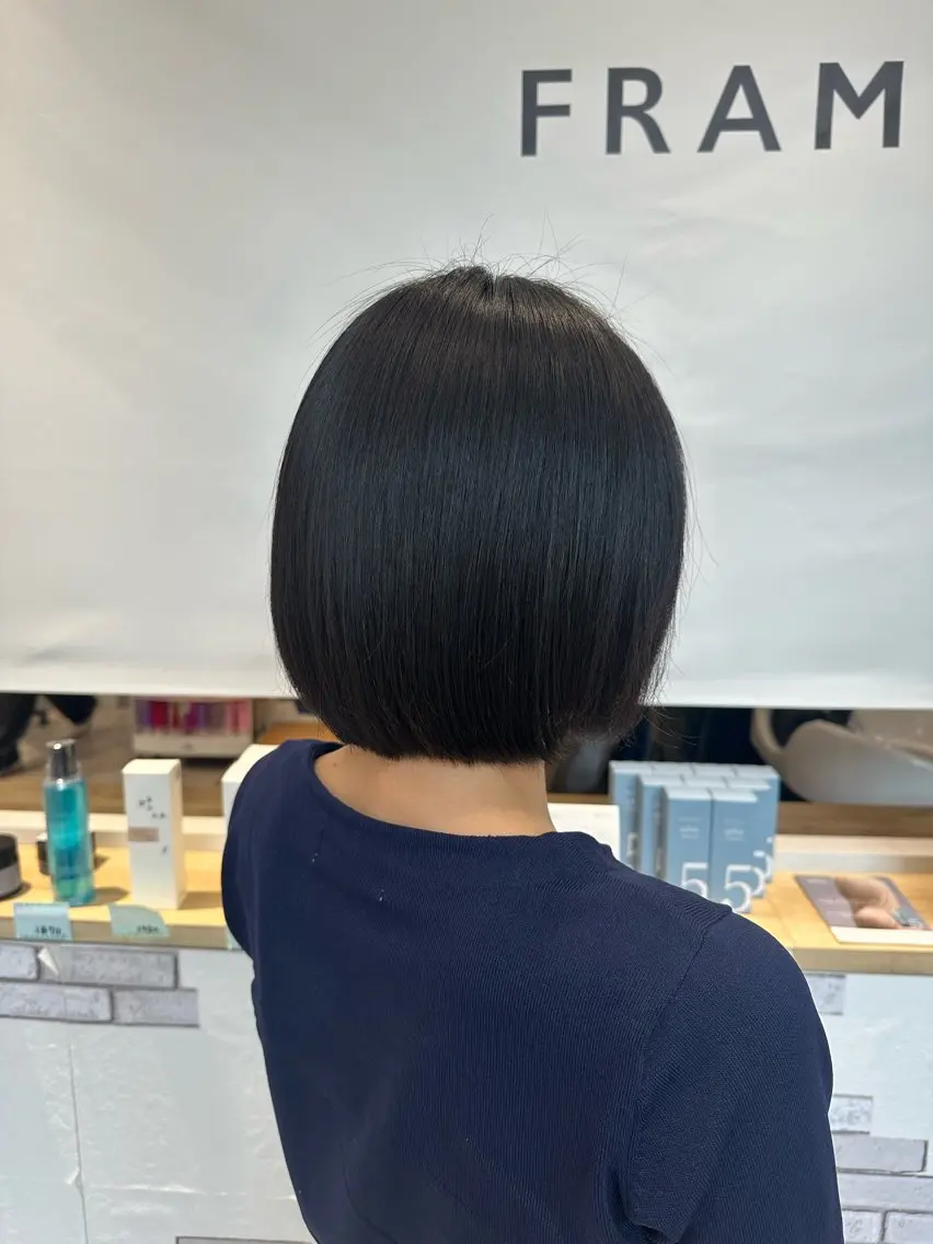 パーマ 縮毛矯正 柴崎 悠乃のヘアスタイル