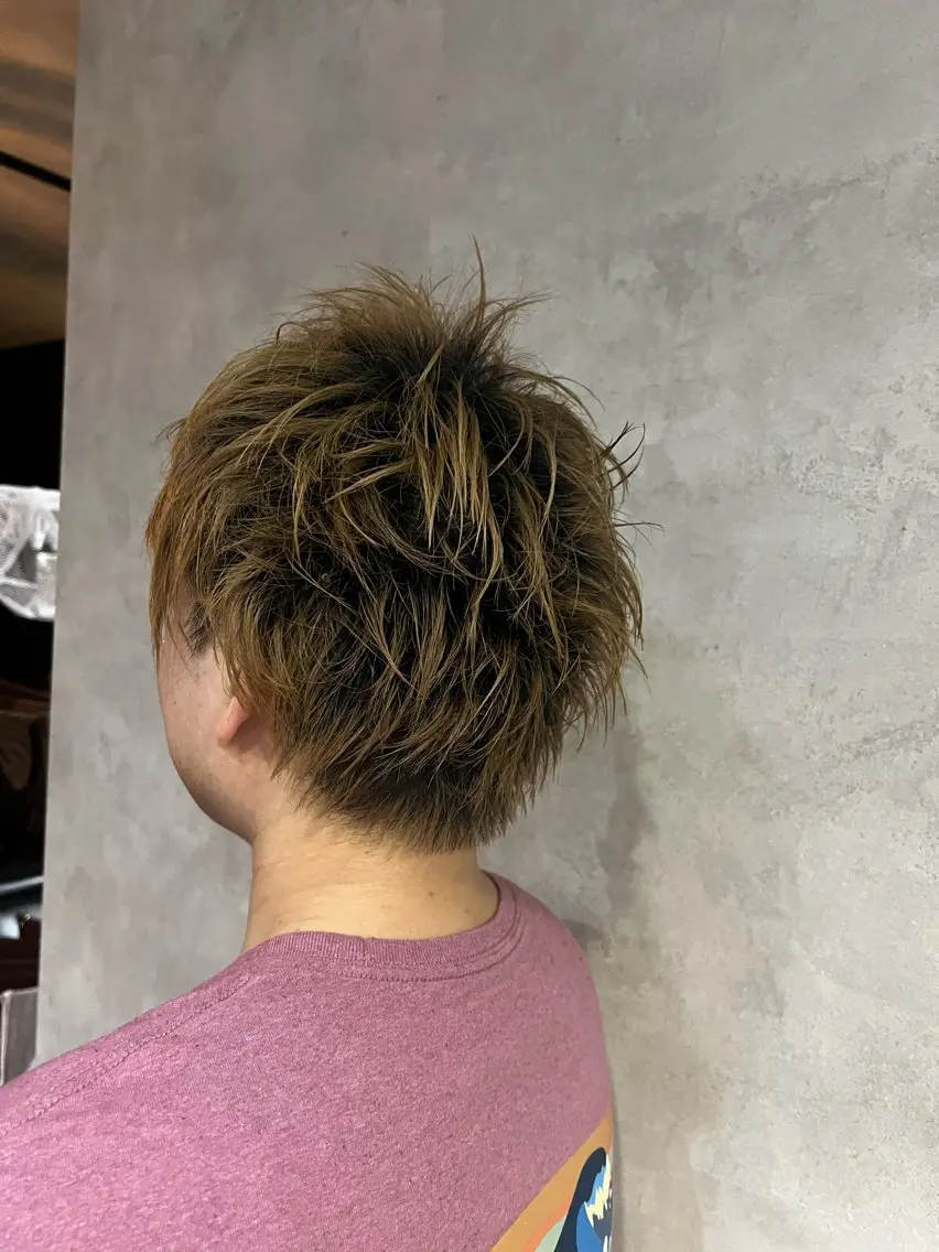 メンズ 天王町×韓国レイヤー 髪質改善 佐藤友茉のヘアスタイル