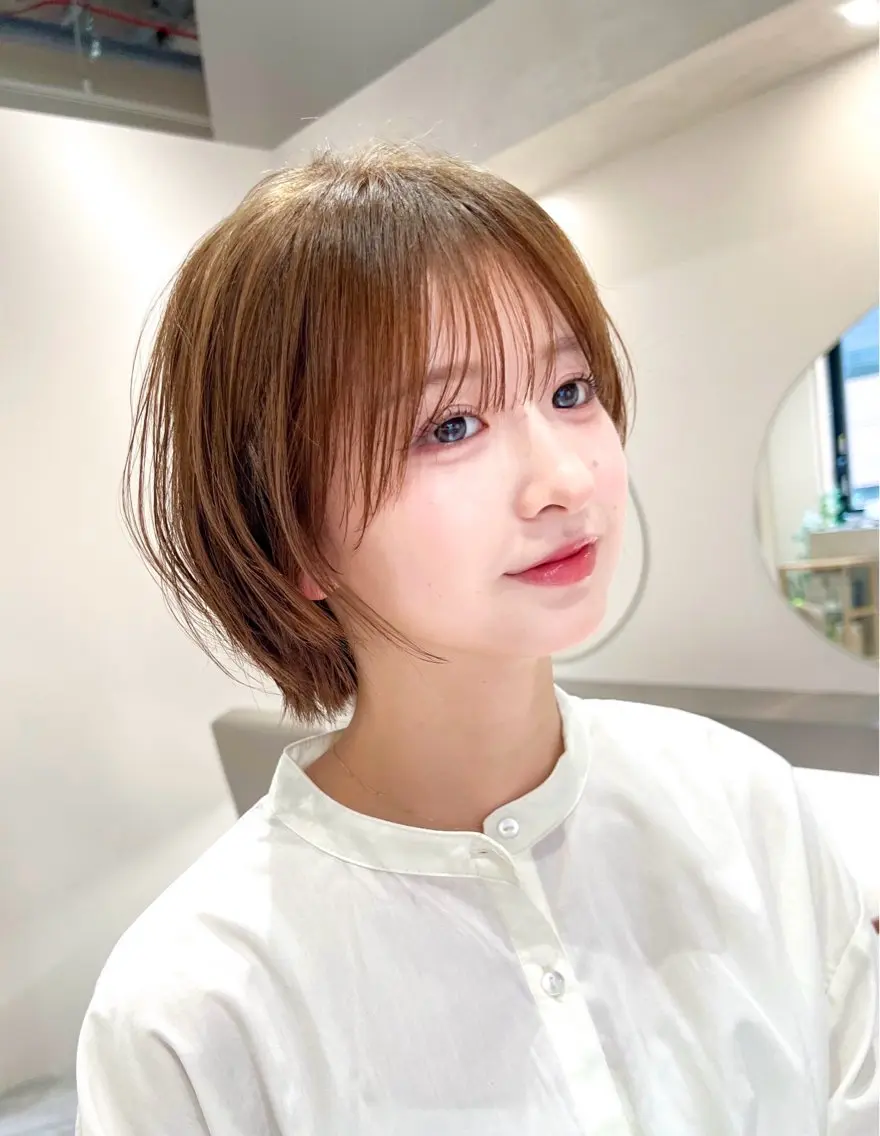 ショート カット ヘアカラー トリートメント ヘッドスパ/縮毛矯正 /横山陸人のヘアスタイル