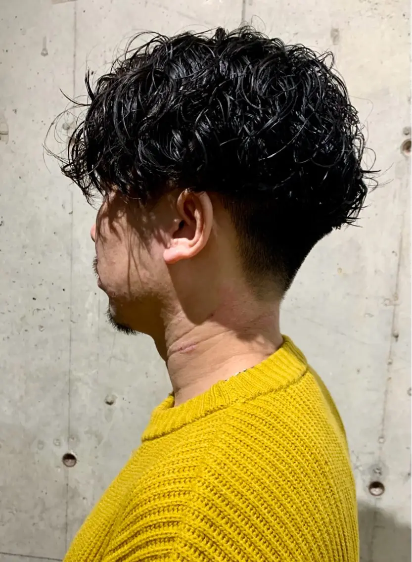 パーマ メンズ メンズパーマ ミヤタ フミヤのヘアスタイル