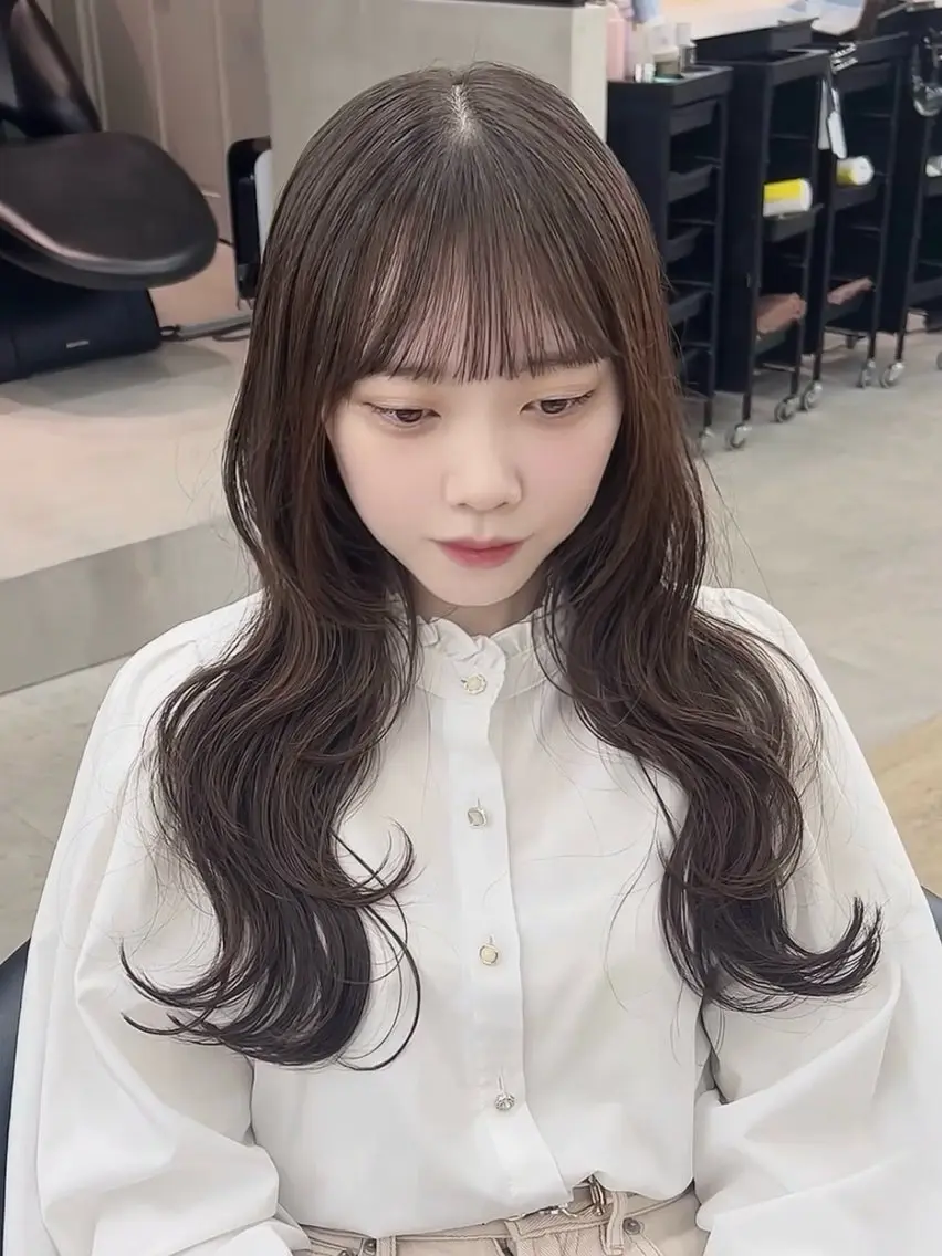 ロング カラー ヘアアレンジ 巻きラク♡レイヤー 🦢こころのヘアスタイル