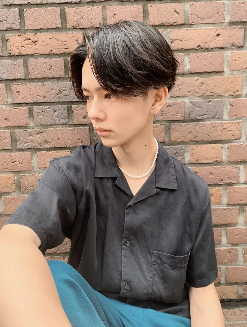 パーマ メンズ メンズ韓国風 メンズパーマ ニュアンスパーマ カット パーマ メンズ特化⚜️ 藤原あずさのヘアスタイル