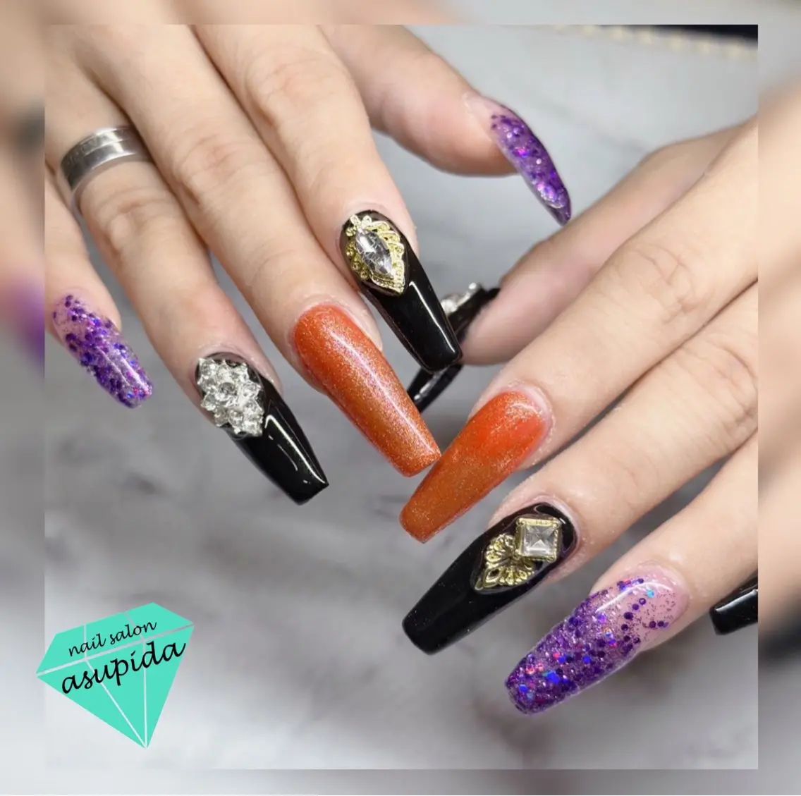 ネイル ハンドネイル nail salon asupidaのネイルデザイン