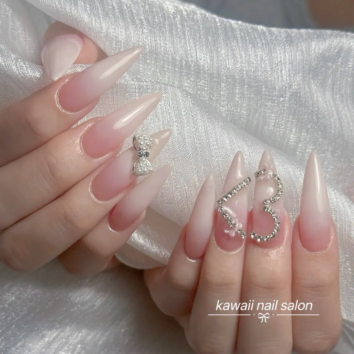 ネイル チークネイル ドット フットネイル フレンチネイル 韓国ネイル Kawaii _Nailのネイルデザイン