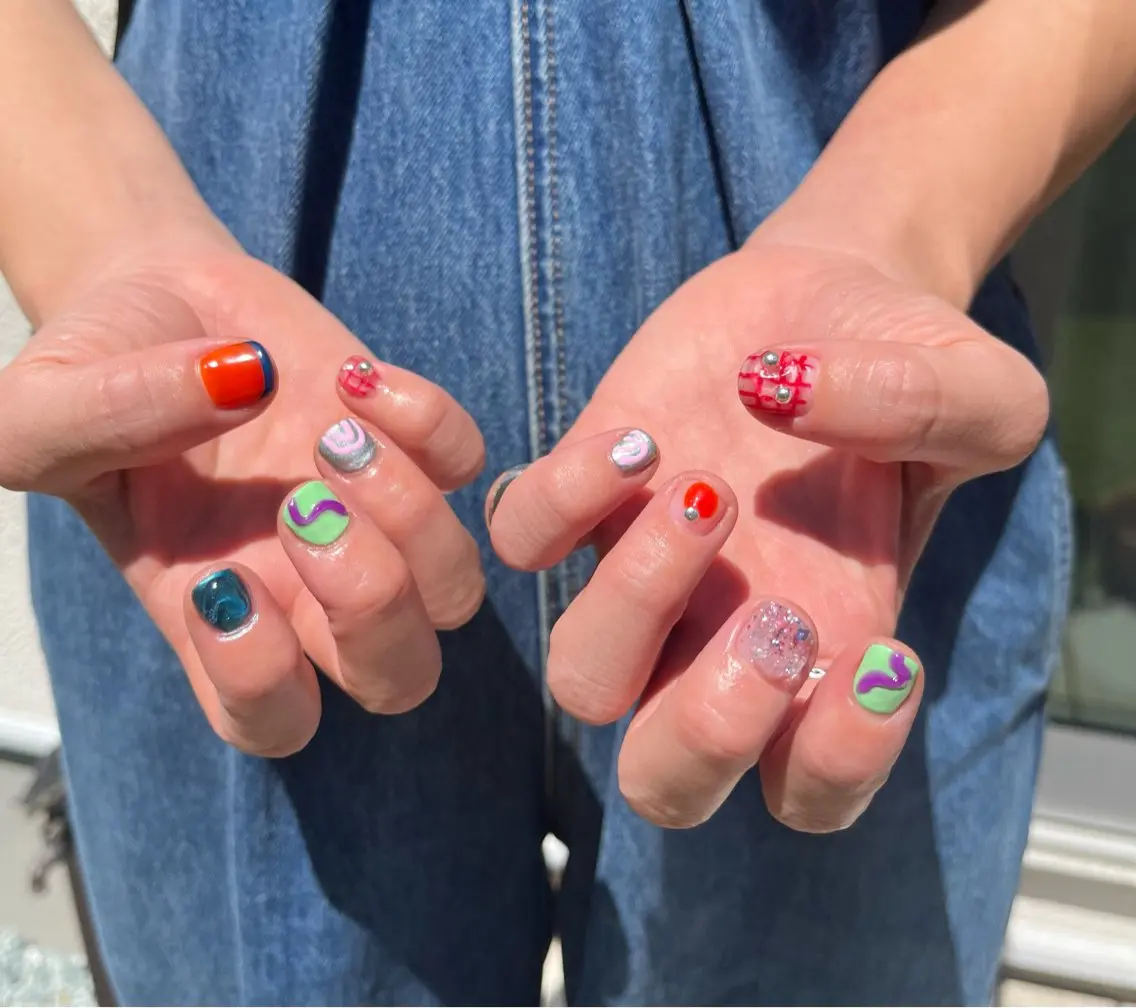 ネイル ハンドネイル フットネイル 🍐 ひろみのネイルデザイン