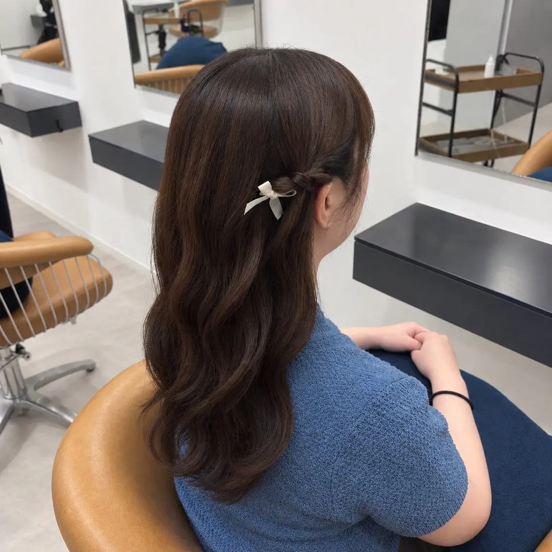 ロング ヘアアレンジ ヘアセット 艶カラー/アレンジ/ yuzu🐈⬛🩶のヘアスタイル
