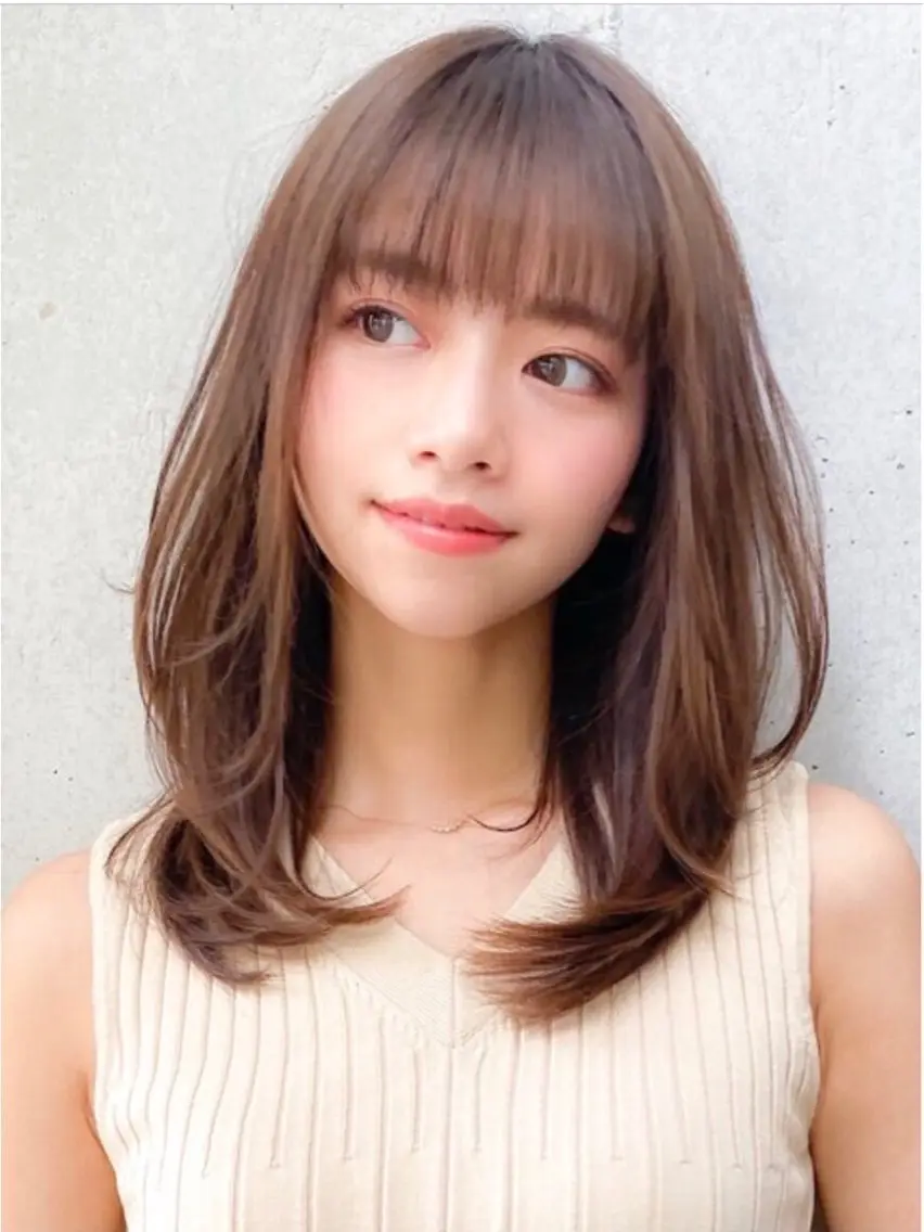 セミロング 髪質改善/美髪矯正 🪼土屋そーたのヘアスタイル