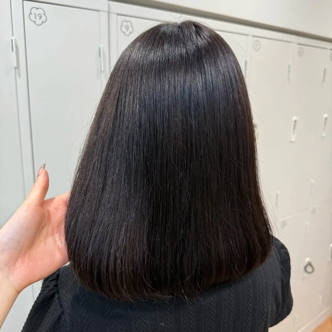 ミディアム カラー ヘアアレンジ キヨミ 韓国レイヤーカットのヘアスタイル