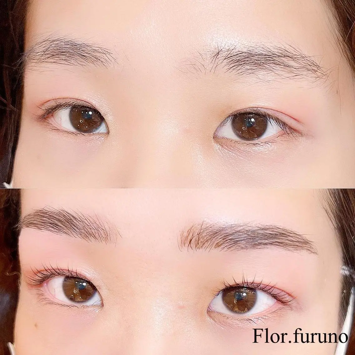 マツエク・マツパ アイブロウ ハリウッドブロウリフト パリジェンヌラッシュリフト Flor上大岡 ＊フルノ リナ＊のマツエク・マツパデザイン
