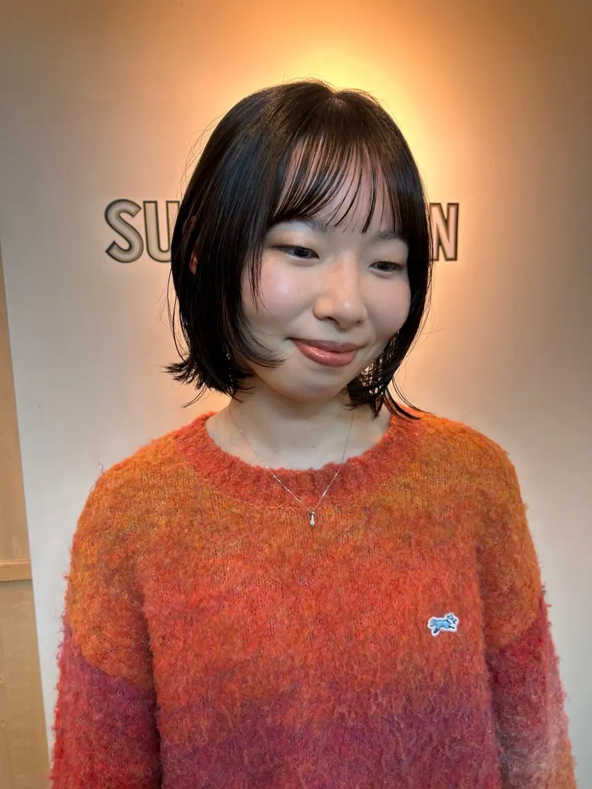 ショート ショートレイヤー レイヤーカット ショートヘア SUNSUNSUN 斎藤天海のヘアスタイル