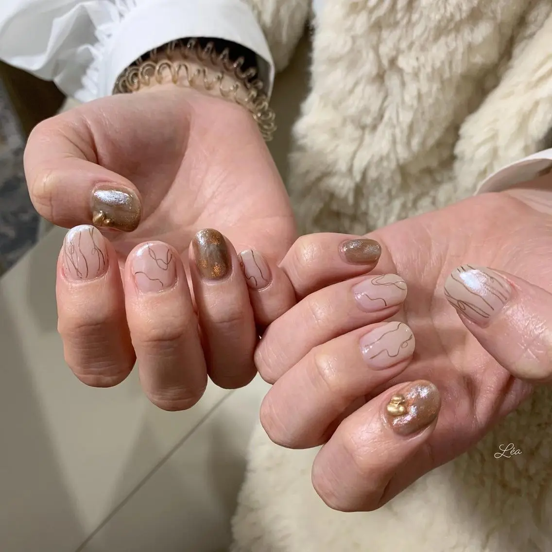 ネイル ジェルネイル パラジェル Léa nailのネイルデザイン