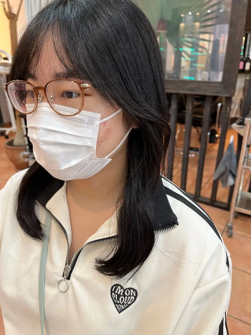 ミディアム 韓国風カット osugiのヘアスタイル