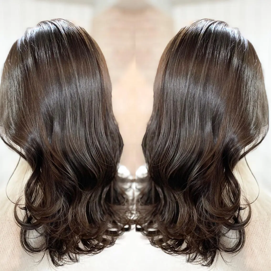 ロング カラー パーマ ヘアアレンジ アッシュ バレイヤージュ ベージュカラー ブリーチ 透明感カラー カット ヘアカラー トリートメント 👑指名率No.1 👑坂口飛翔のヘアスタイル