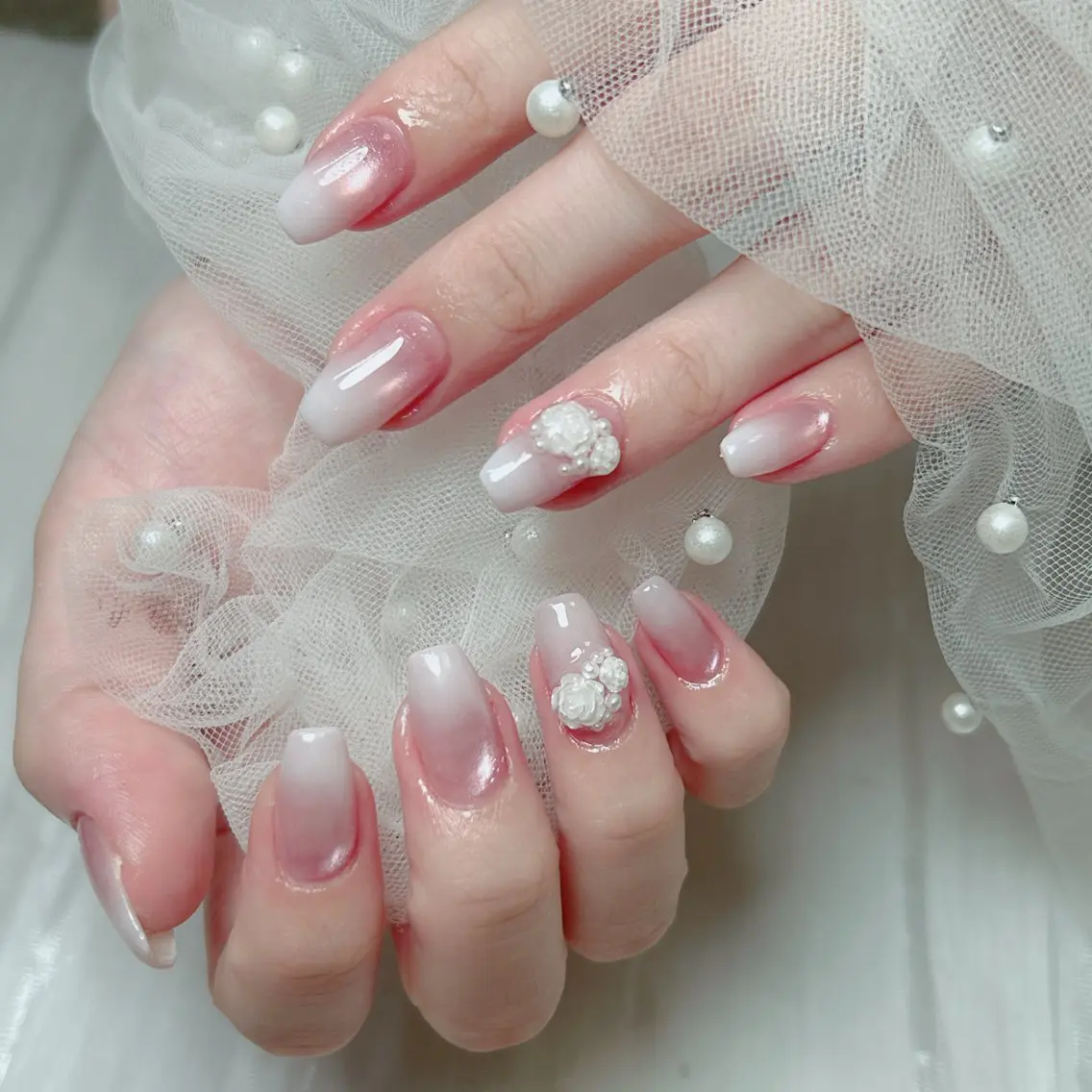 ネイル ジェルネイル 韓国ネイル ニュアンスネイル シンプルネイル ワンホンネイル ハンドネイル Cute Tips nailのネイルデザイン