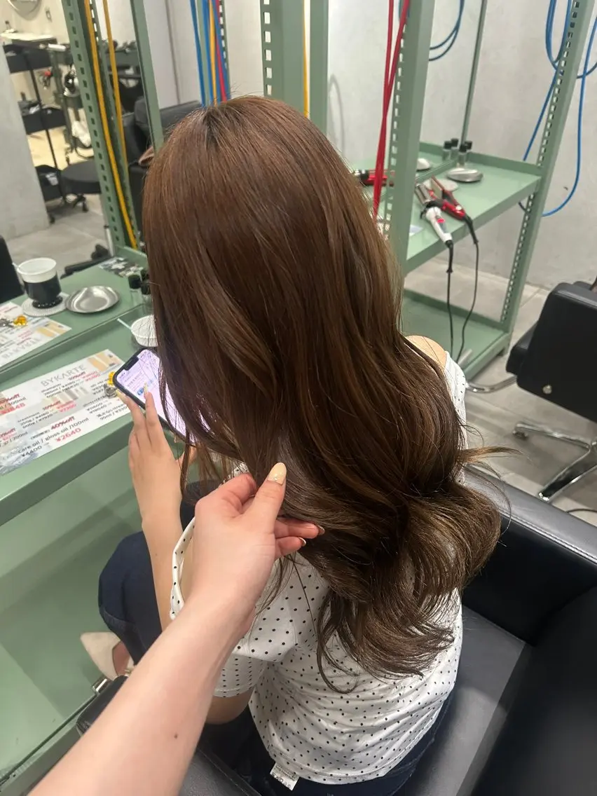 カラー ヘアカラー カラーモデル募集 梅田美容室/noaのヘアスタイル