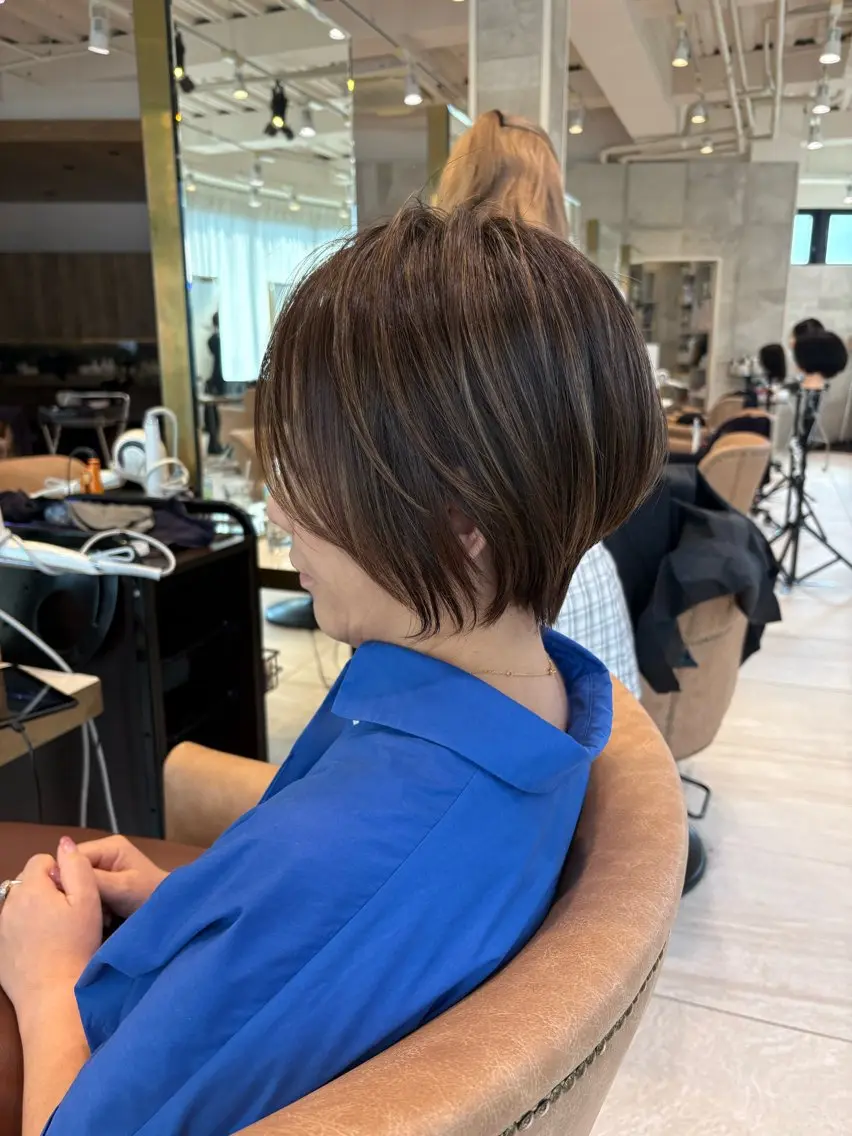 ショート カラー カット ヘアカラー トリートメント かなる 🐾のヘアスタイル