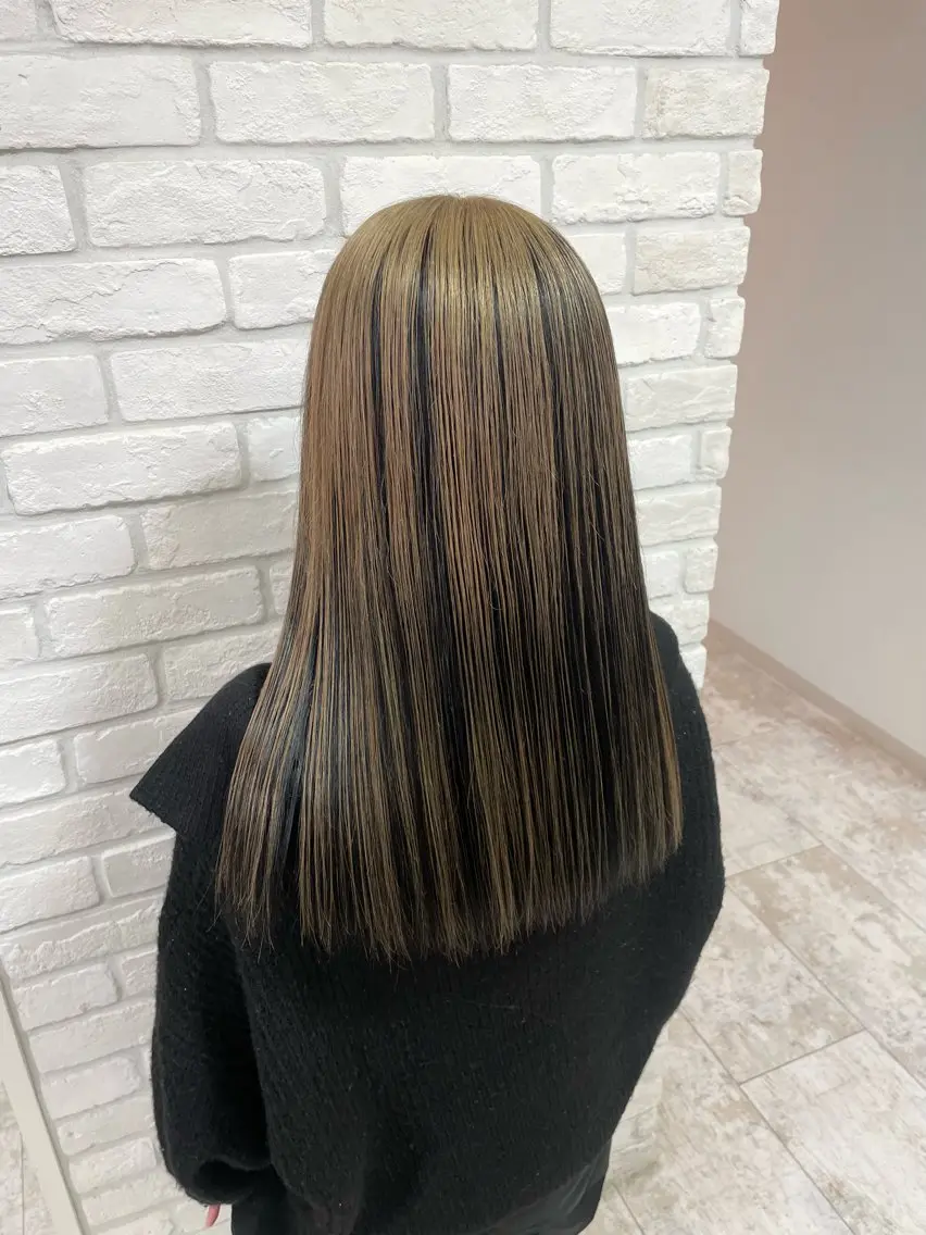 ロング カラー ヘアアレンジ カット ヘアカラー トリートメント ダブルカラー/ レイヤー🍒齋藤 澪のヘアスタイル
