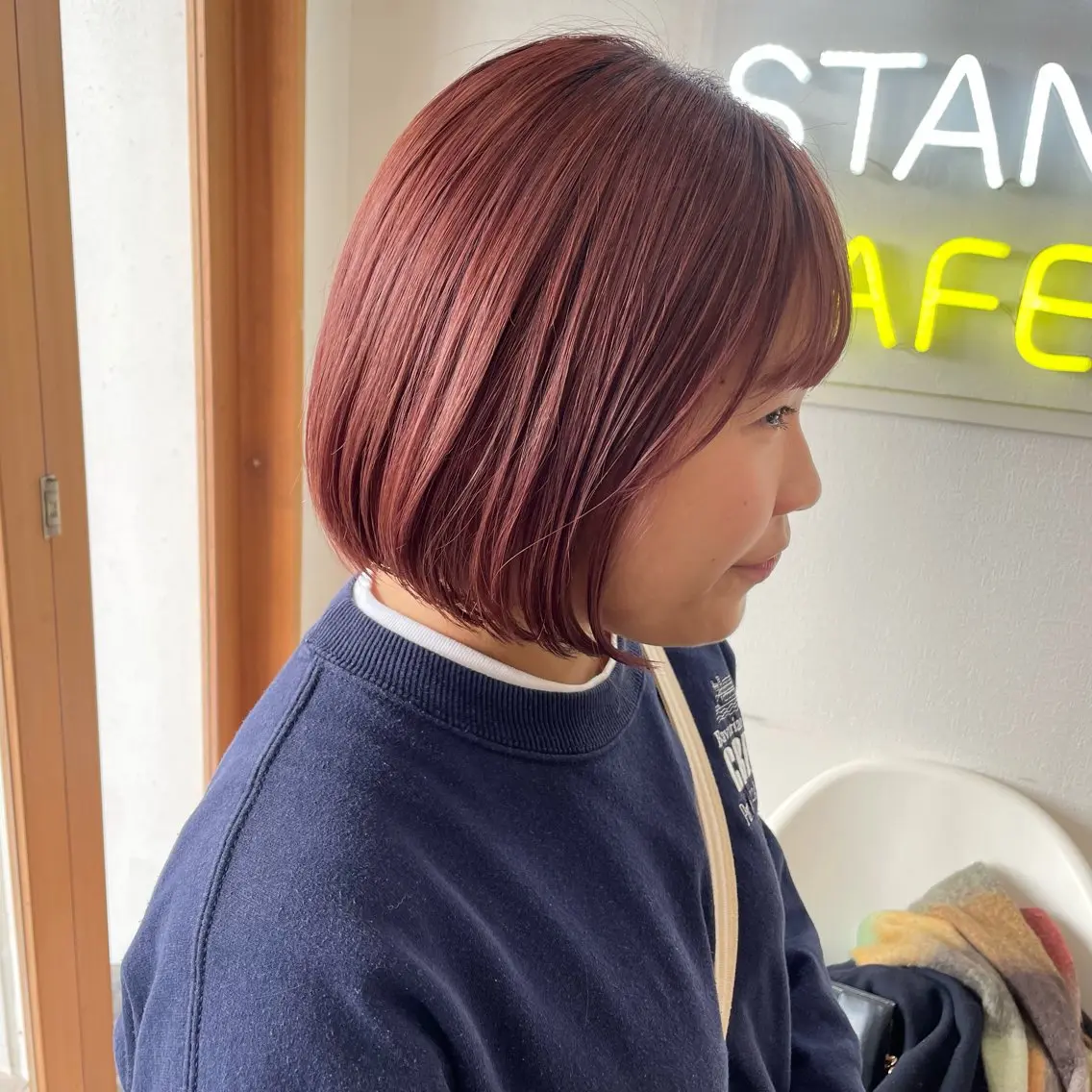 ミディアム ヘアカラー トリートメント SUNC/🤎 オオクマ　カナエ🤎のヘアスタイル