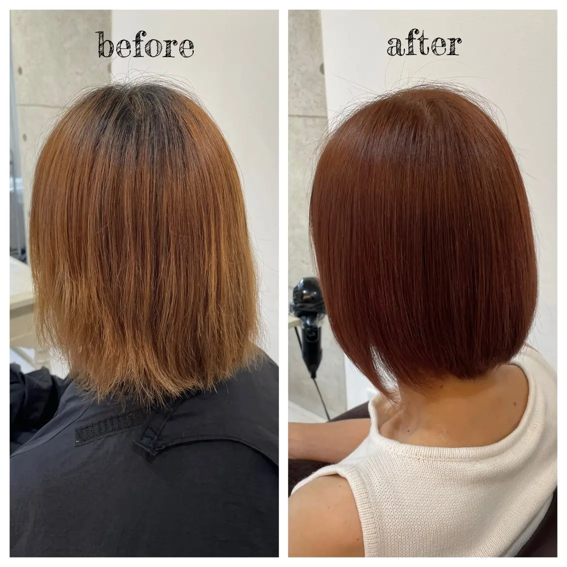 ショート カラー ピンクカラー ヘアカラー トリートメント PutiLuca 浅川のヘアスタイル