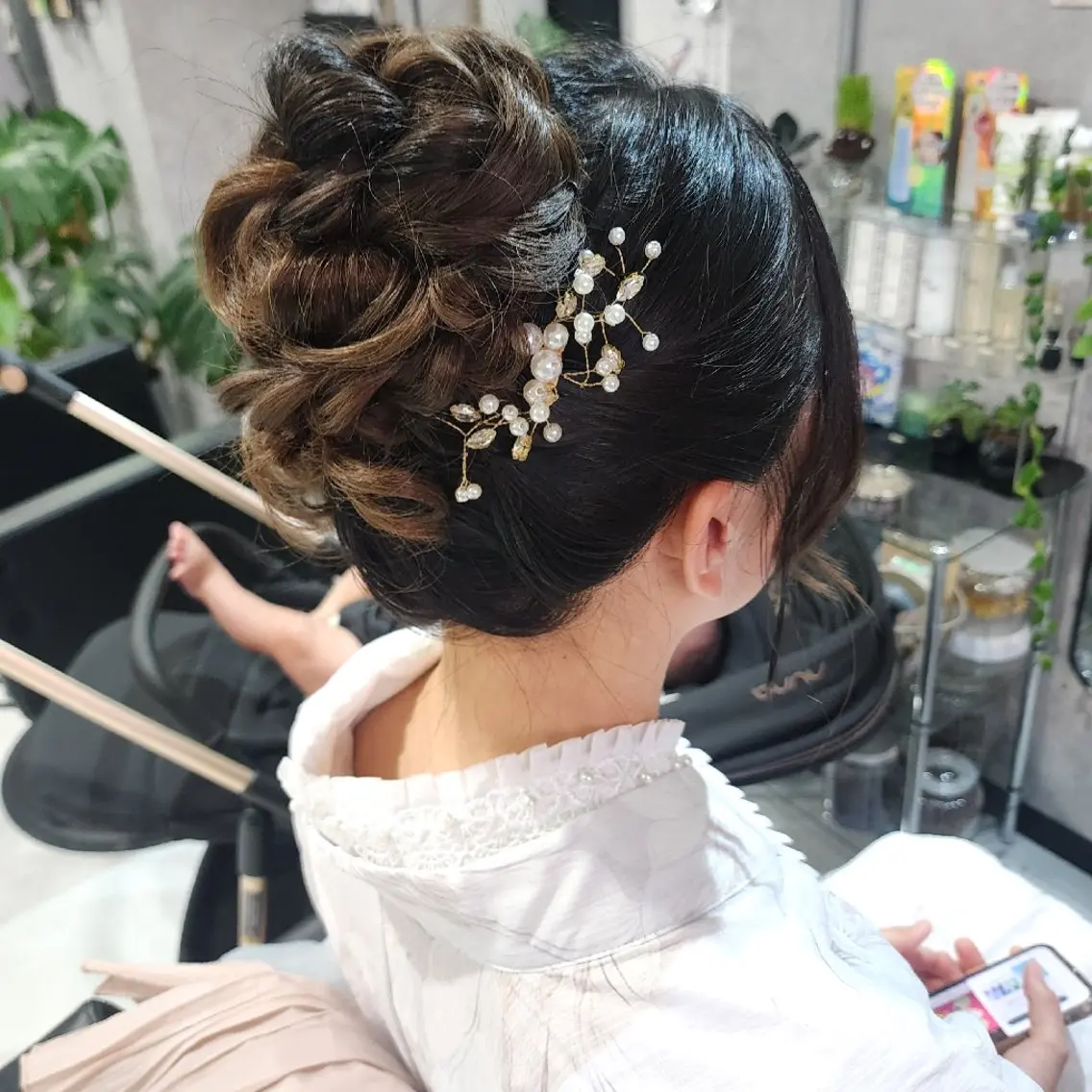 ヘアアレンジ 成人式 卒業式のヘアスタイル ESTELA... OHARA のヘアスタイル