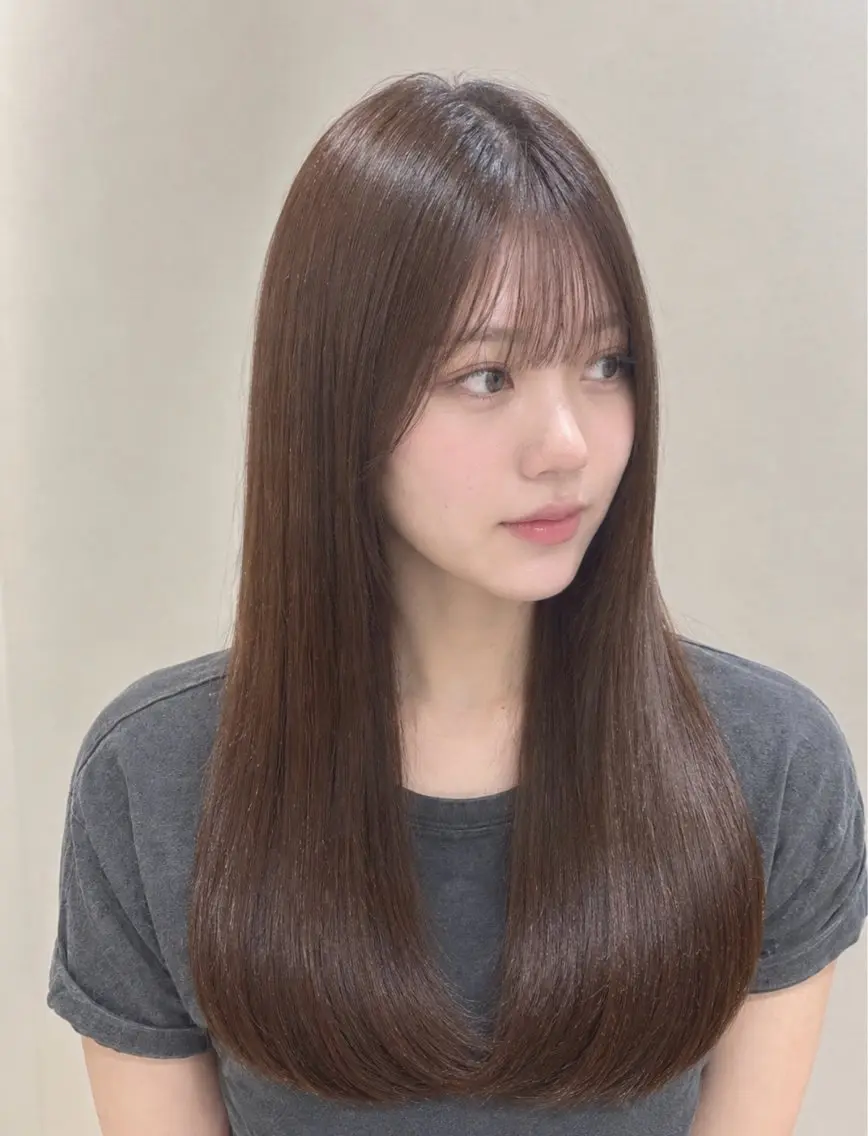 ロング カラー 透明感カラー ヘアカラー トリートメント 透明感カラー💎 アレンジ🩰Rimiのヘアスタイル