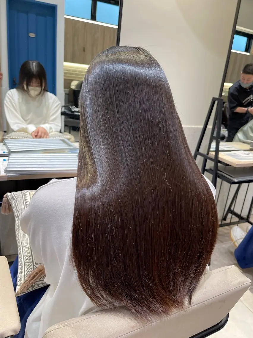 ロング カット ヘアカラー 縮毛矯正 ⭐️21周年記念⭐️ 特別価格◎塚原廣太郎のヘアスタイル