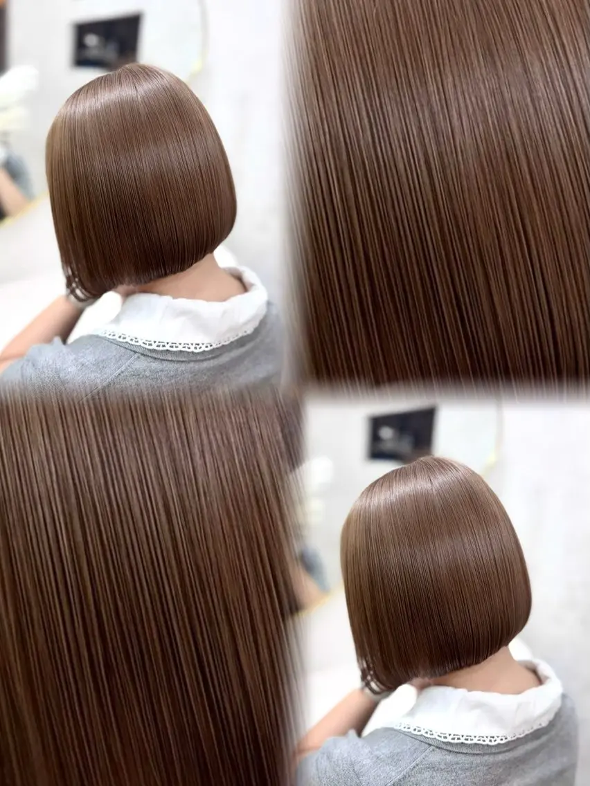 ミディアム カラー ヘアカラー トリートメント 🍀みちか🍀 lovis💕大宮のヘアスタイル