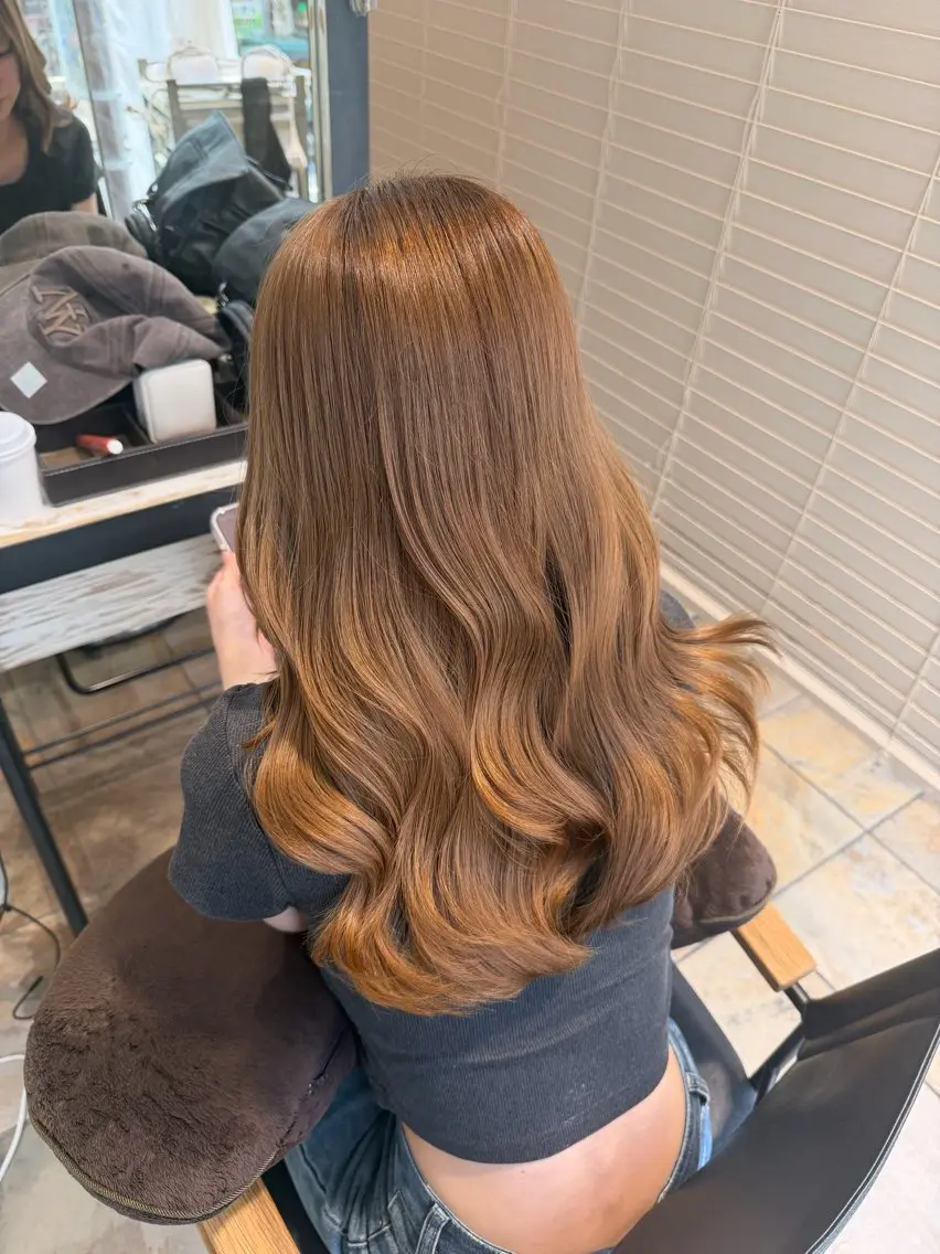 セミロング カラー nanami ✩︎⡱のヘアスタイル