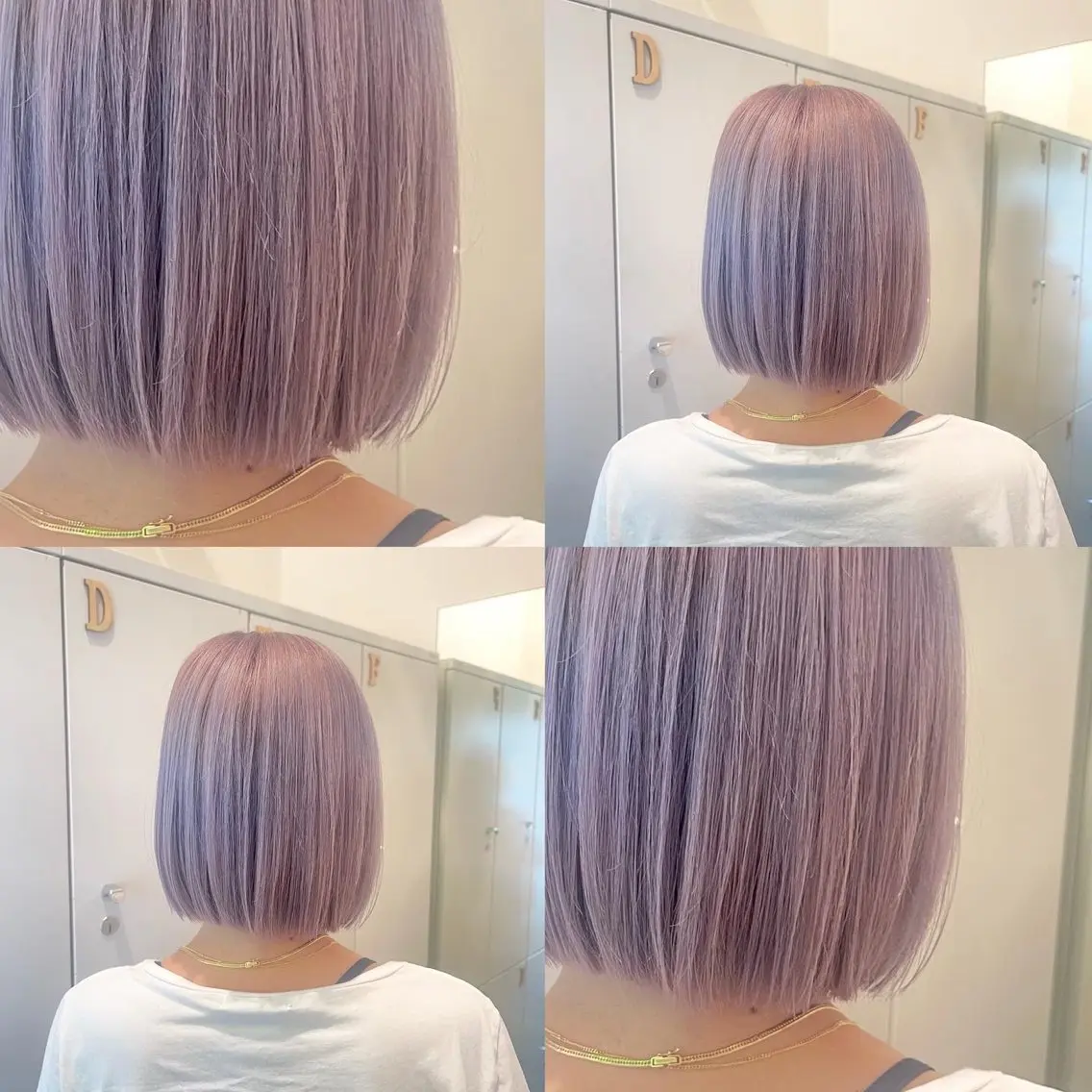 ショート カラー ブリーチ ヘアカラー レイヤー/エクステ /優衣のヘアスタイル