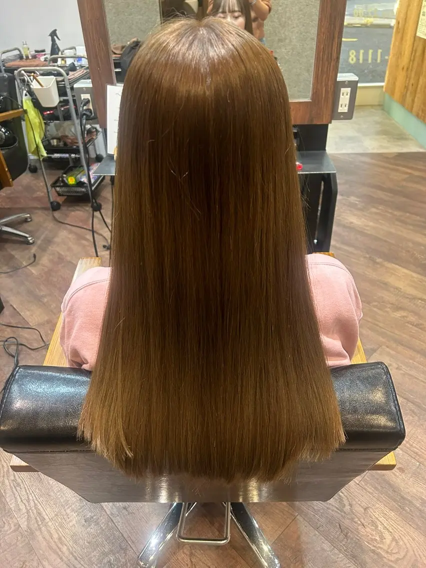 ロング カット ヘアカラー トリートメント モリタ ミサキのヘアスタイル