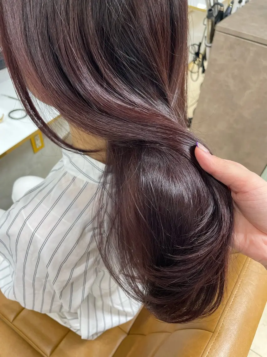 カラー 🌿新宿 カットモデル🫧のヘアスタイル