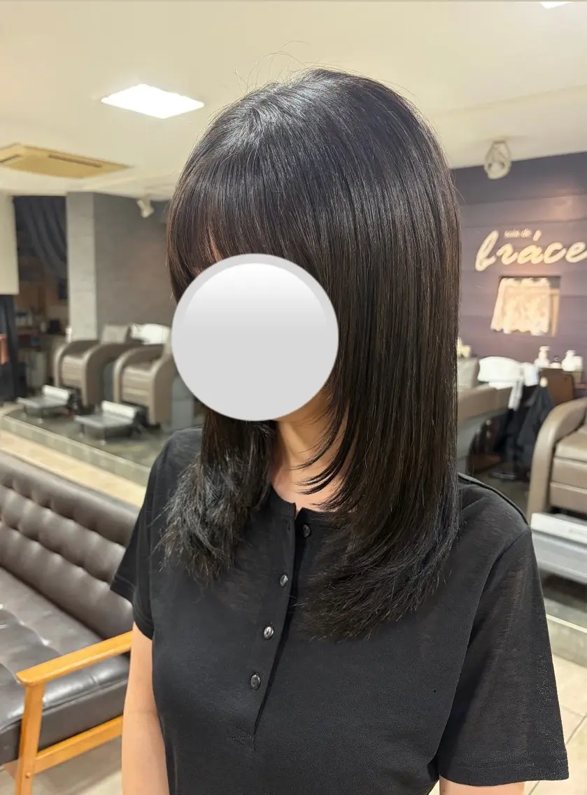 ミディアム カット レイヤーカット🎀 よしいあまねのヘアスタイル