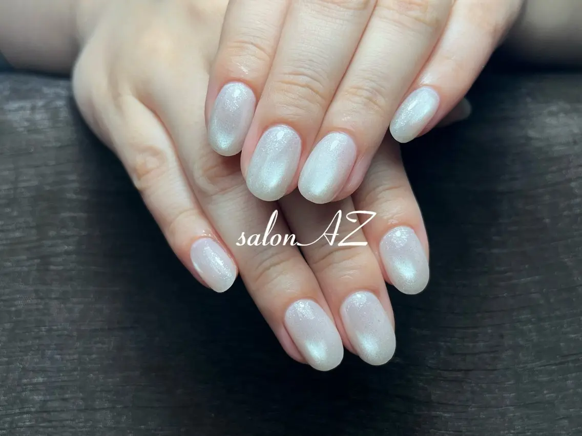 ネイル アートネイル 長さ出し フットネイル フレンチネイル ジェルネイル ハンドネイル salon AZのネイルデザイン