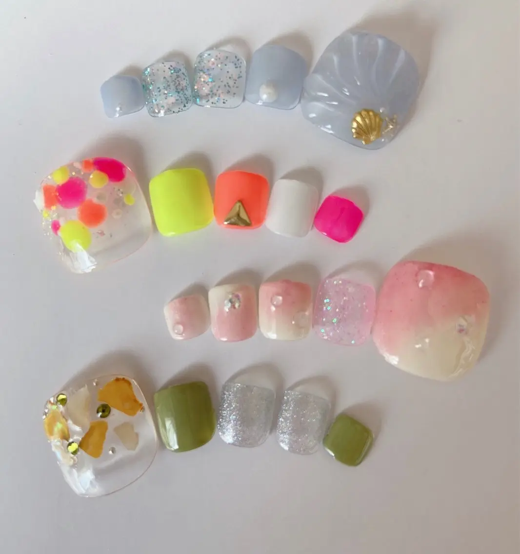 ネイル アートネイル フットネイル 前田 りかのネイルデザイン