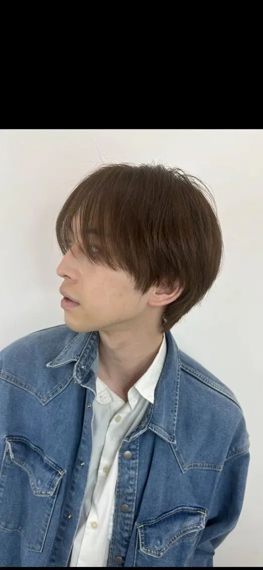 メンズカット+カラーの写真