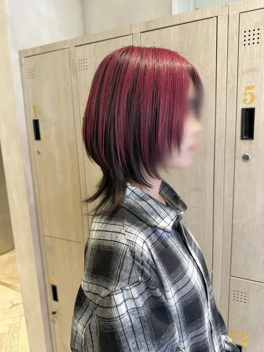 ショート カラー ブリーチ 透明感カラー デザインカラー 小顔カット ウルフカット ヘアカラー 艶髪／ブリーチ🌟 銀座/HARUKAのヘアスタイル