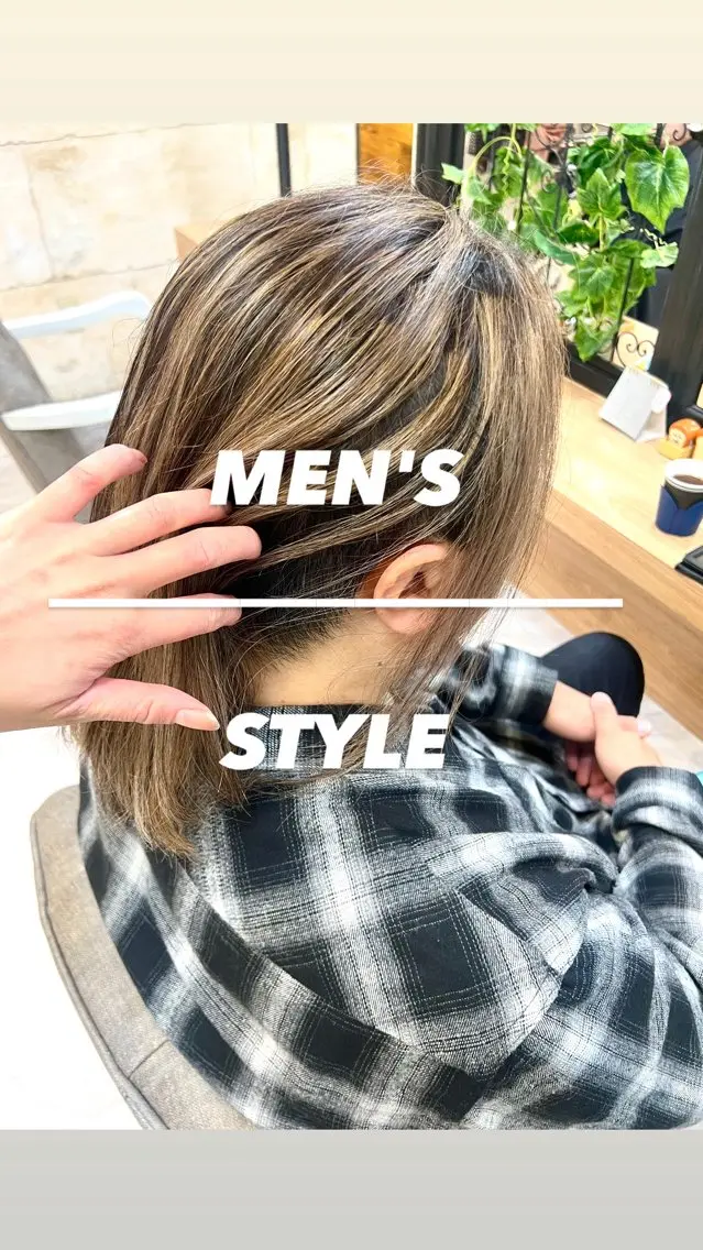 カラー メンズ ヘアカラー トリートメント 大人デザイン 🍃MORIKA🍃のヘアスタイル