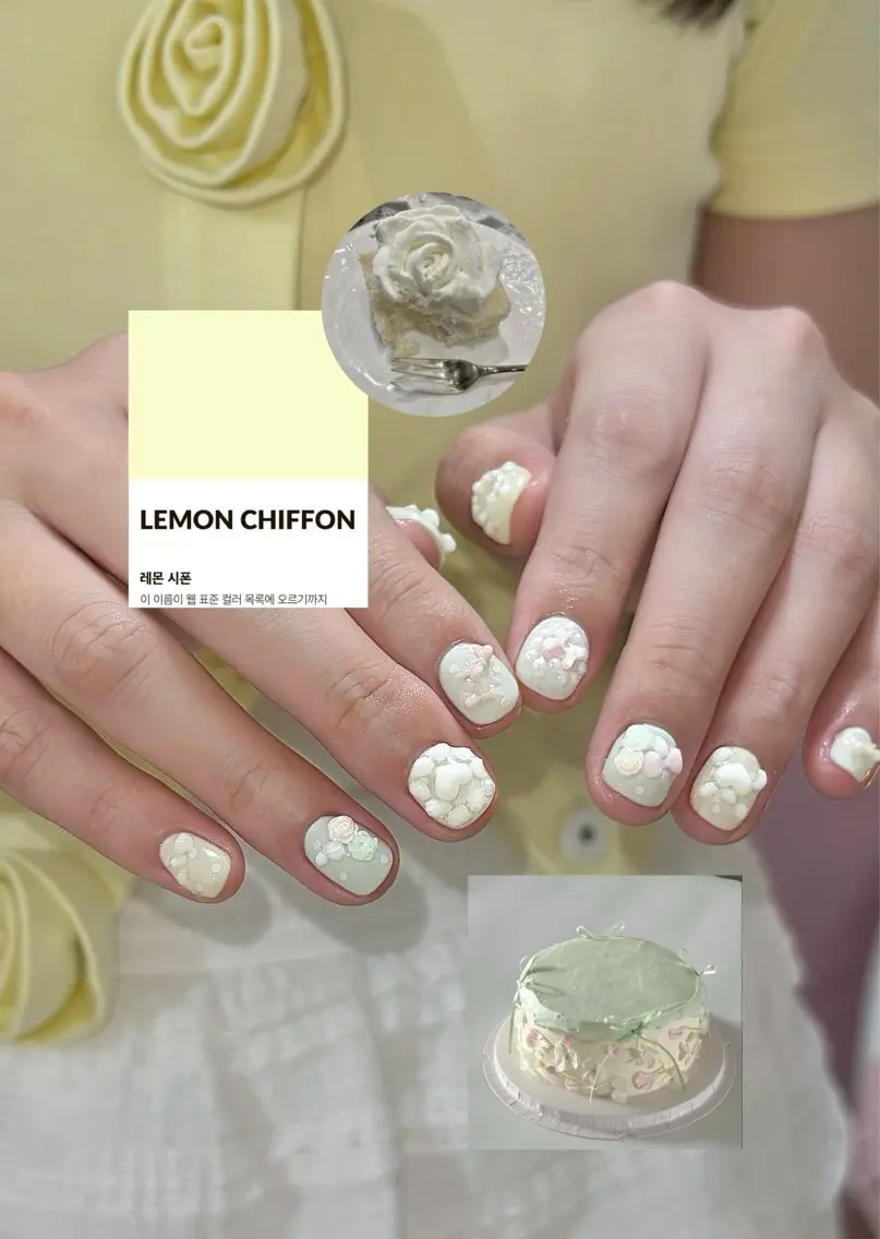 ネイル ガーリー 夏ネイル ネイルチップ ワンホンネイル ハンドネイル nail salon JENNIEのネイルデザイン