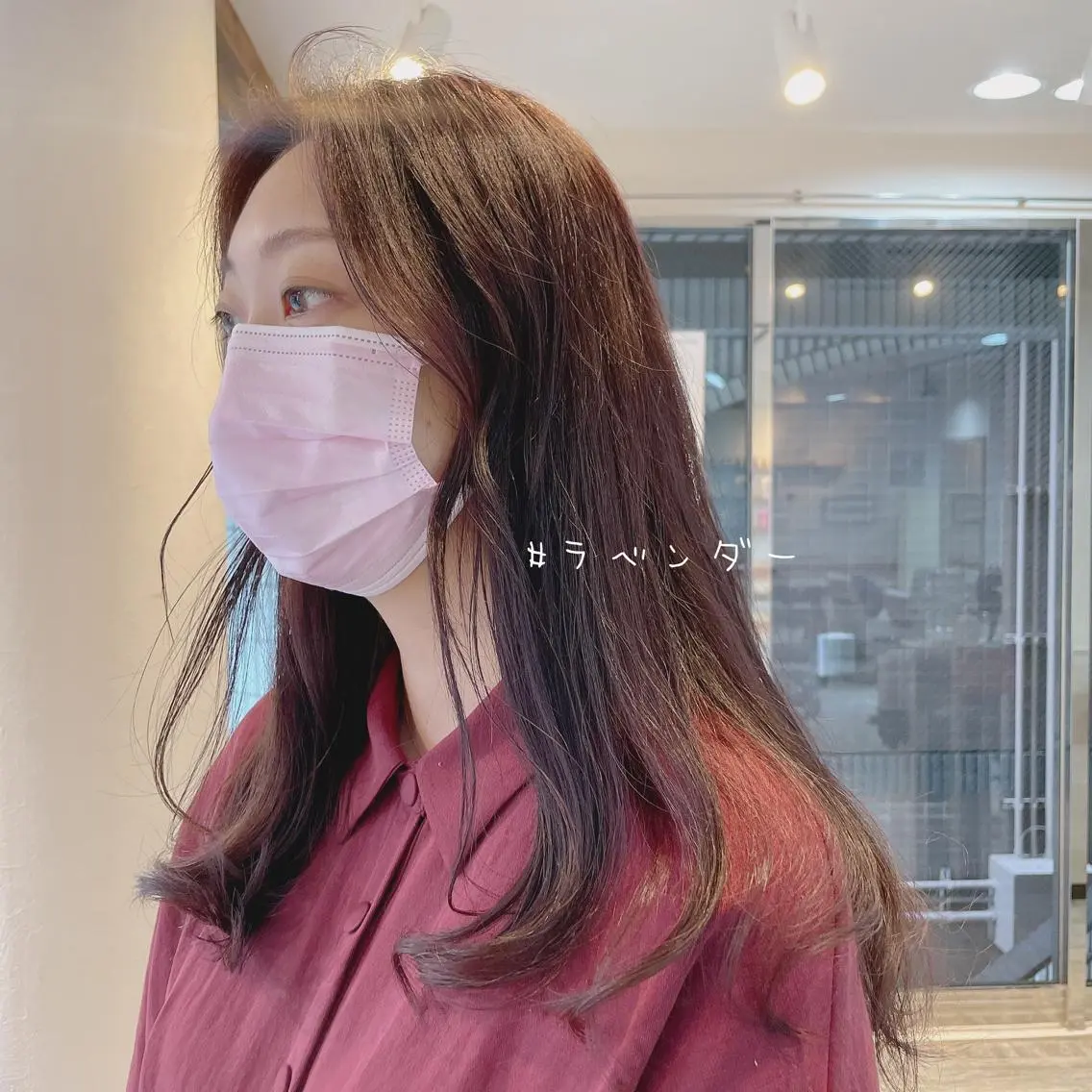 ロング カラー アッシュ ベージュカラー ブルーカラー ブルーグレー ブルーグレージュ 桜木町/西山竜一 /大人可愛い×美髪のヘアスタイル