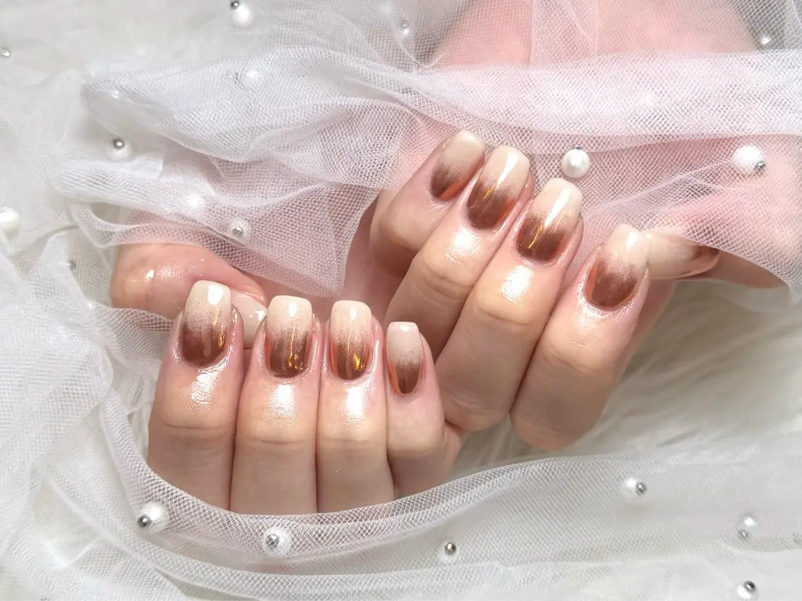 ネイル ハンドネイル ハンドケア peTiT ✨️ yuzuki💞🫧のネイルデザイン