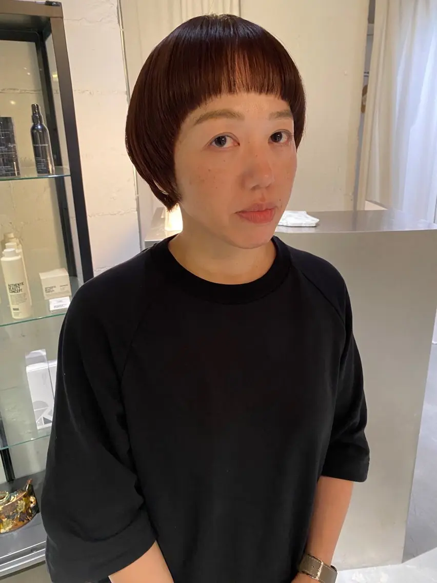 ショート ショートヘア 聖 来のヘアスタイル