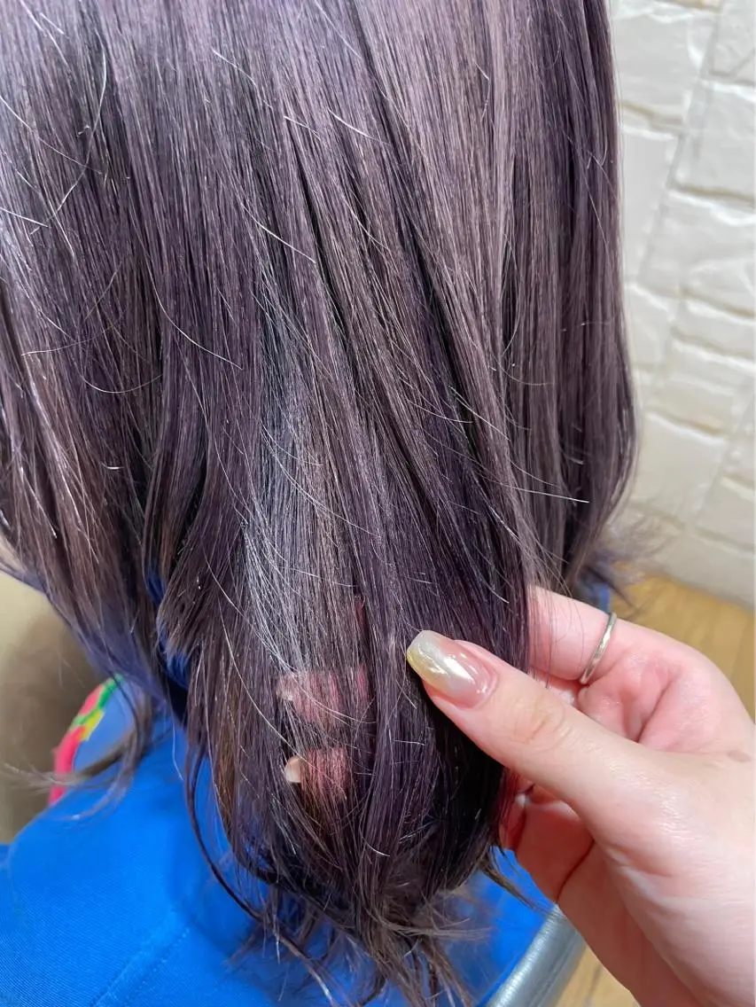 ブリーチ+ナノリッチカラー🌈+ベーシックトリートメントの写真